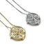 Sterling Round Jerusalem Cross Opening Magnetic Necklace